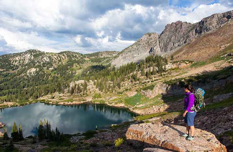 Wanderung Cecret Lake Trail in Utah
