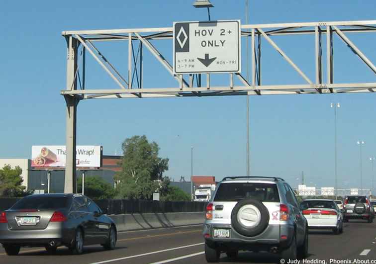 ¿Cuánto cuesta un boleto para conducir en el carril HOV? / Arizona