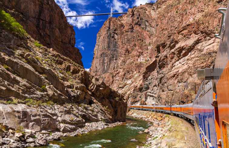 Hur man rider Royal Gorge Route Railroad / Colorado