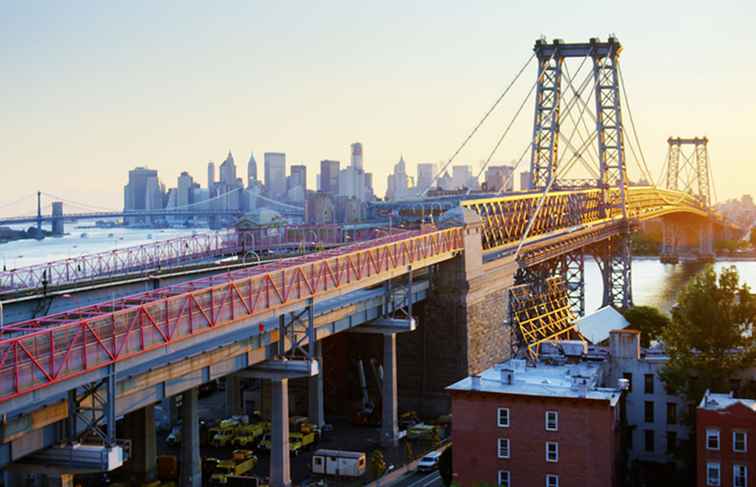 Come camminare attraverso il ponte di Williamsburg / New York