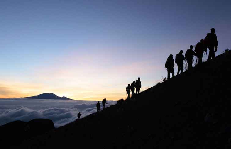 Information om klättring Tanzanias Mount Meru