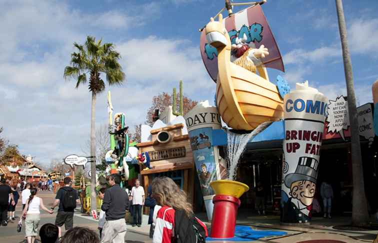 Aspetti del parco a tema Islands of Adventure / Florida