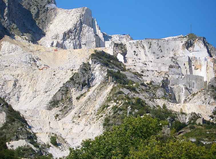 Jeep Tour von Carrara Marmor Steinbrüche in der Toskana / Italien