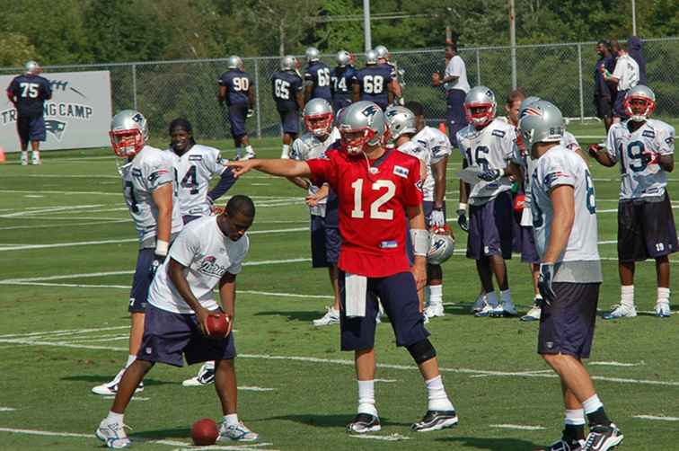 Word lid van de Patriots op Trainingskamp / Massachusetts