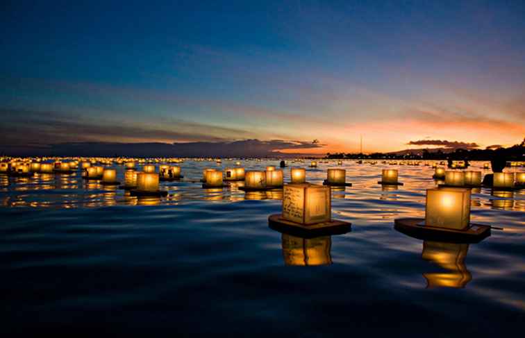 Lanterne flottante Hawaii - Memorial Day / Hawaii