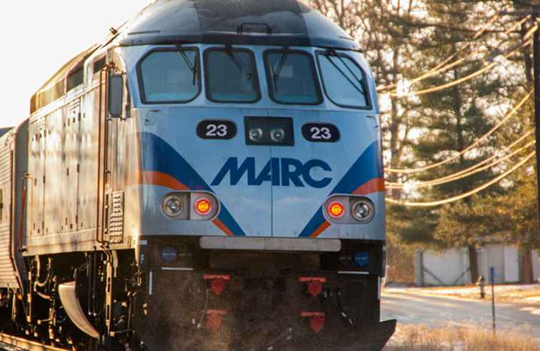 MARC Train Service Commuter Rail Line naar Washington, D.C. / Washington, D.C..