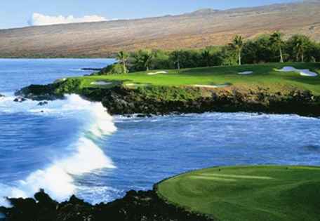 Terrain de golf de Mauna Kea, Big Island, Hawaii / Hawaii