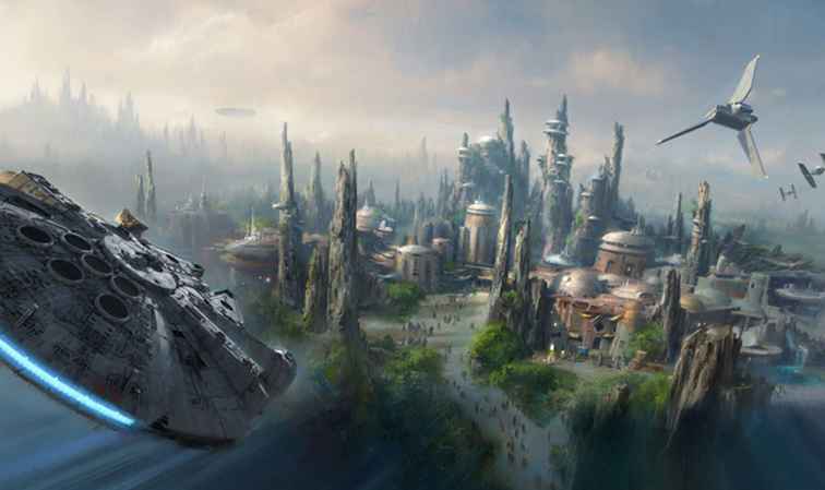 New Star Wars Lands att spränga på Disneyland och Disney World / kalifornien