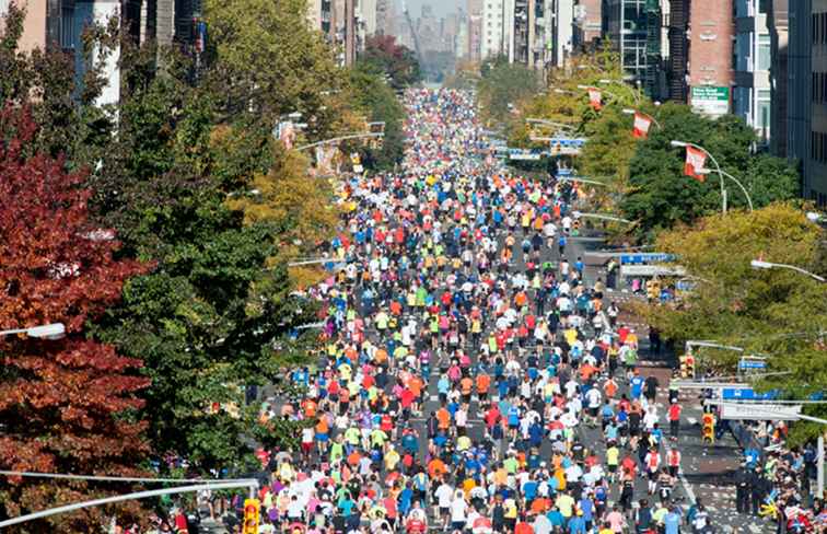 NYC Marathon Guide Waar de lopers in Manhattan te kijken / New York