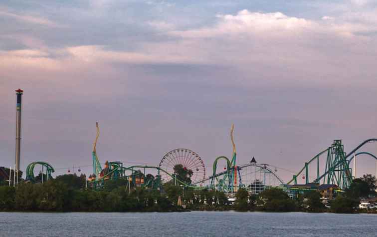 Beroemde Cedar Point Amusement Park van Ohio / Ohio