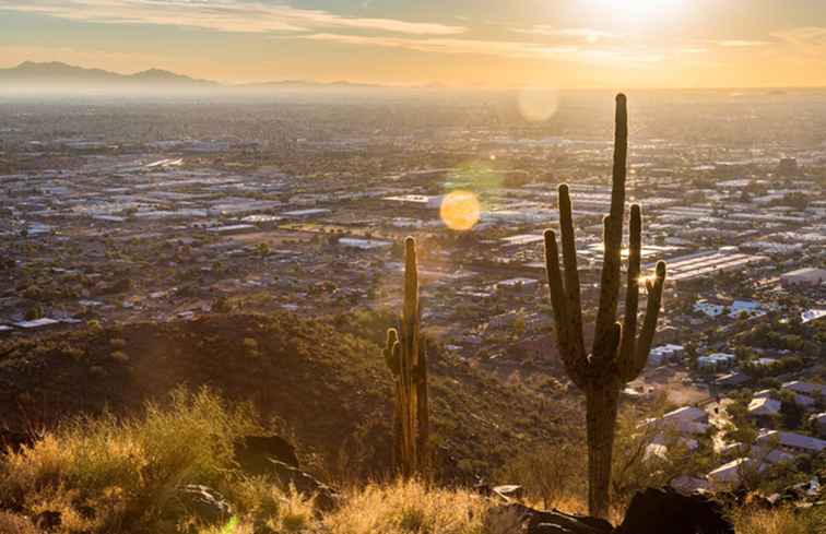 Overzicht van de stedelijke dorpen van Phoenix / Arizona