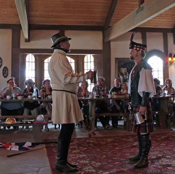 Plezierfeest in het Renaissance Festival van Arizona / Arizona