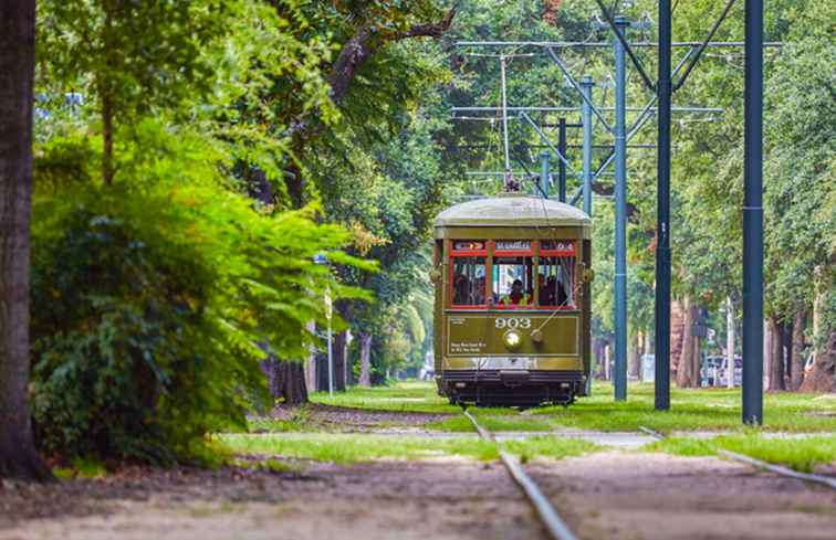 Reserve un tranvía de Nueva Orleans como su transporte