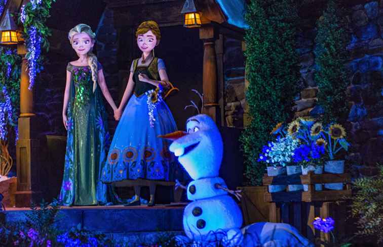 Rijd met Anna en Elsa op Frozen Ever After op Epcot / Florida