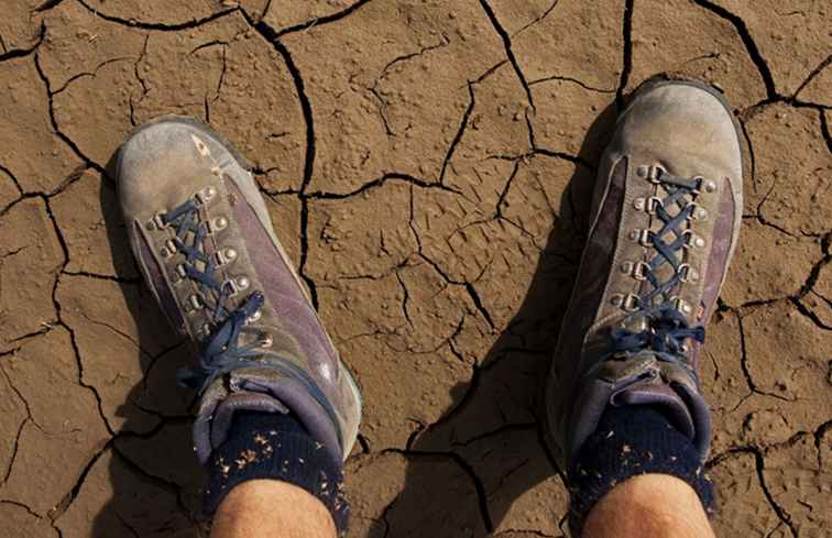 Rubberen schoenen kunnen in de Phoenix Heat smelten / Arizona