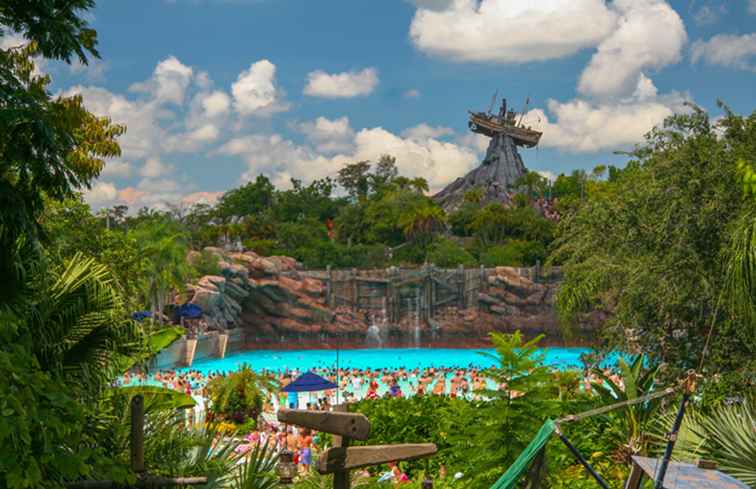 Shark Reef vid Typhoon Lagoon / florida