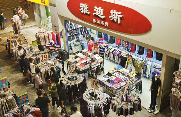 Shopping i Shenzhen från Hong Kong / Kina