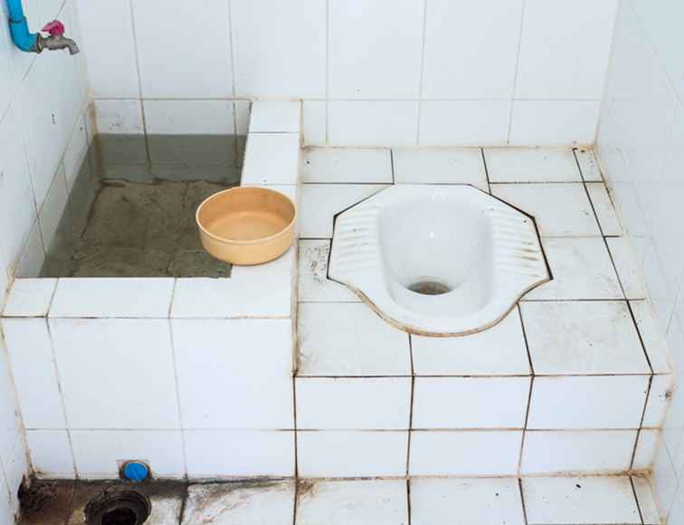 Toilette tozze in Asia