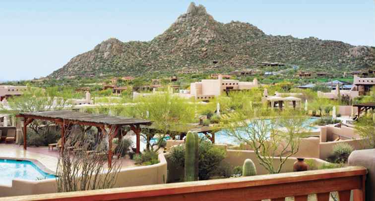 Het inchecken Four Seasons Resort Scottsdale in Troon North / Arizona