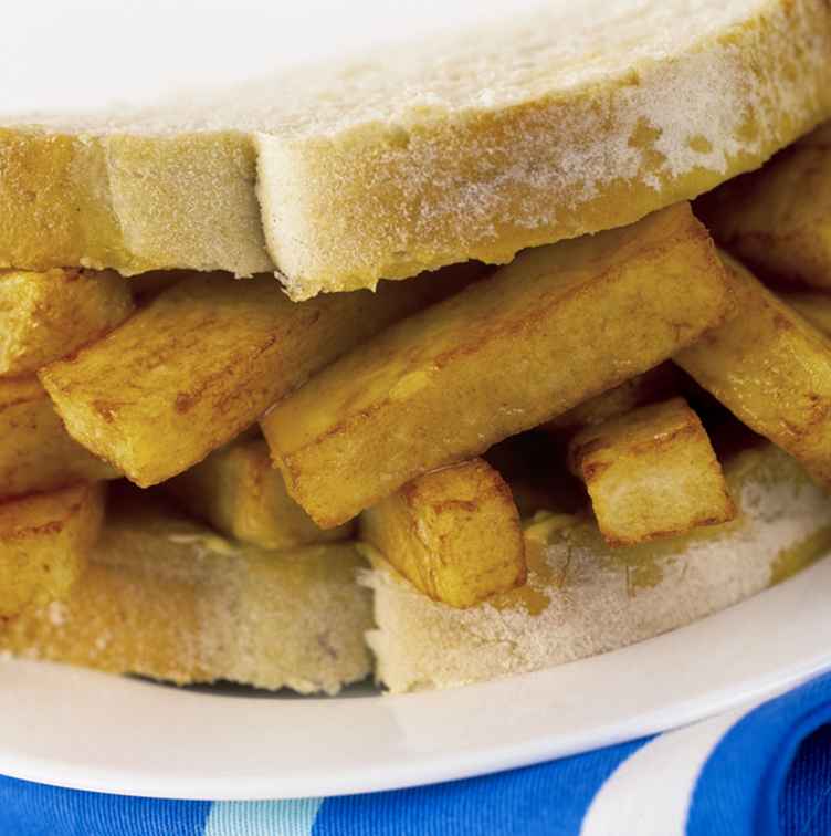 El Chip Butty Un sándwich seriamente británico / Inglaterra