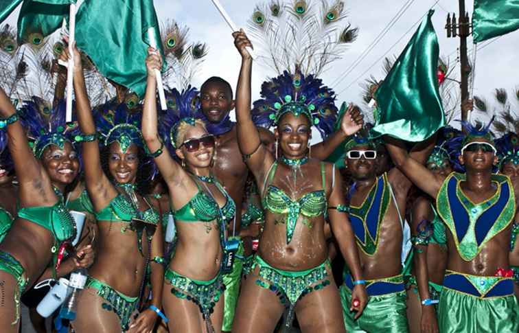 Die Crop Over Festival Barbados jährliche Karneval Feier / Barbados