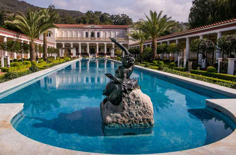 Die Getty Villa Museum Antiquitäten auf dem Display / Kalifornien
