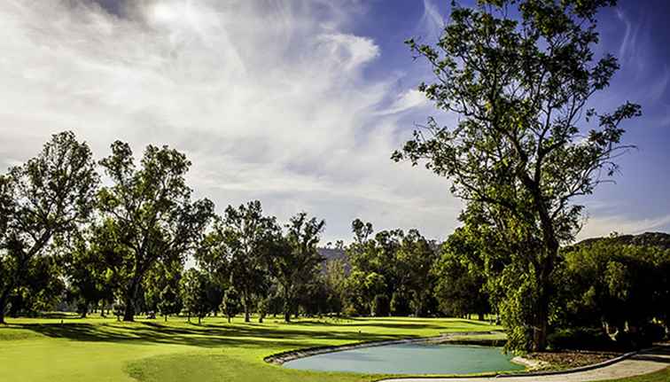 Les terrains de golf à Griffith Park, Los Angeles / Californie
