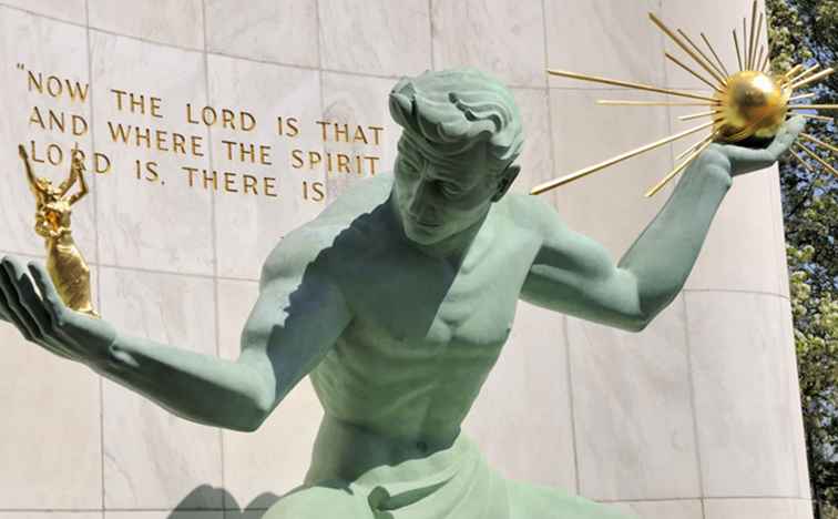 Het verhaal van de geest van Detroit Statue / Colorado