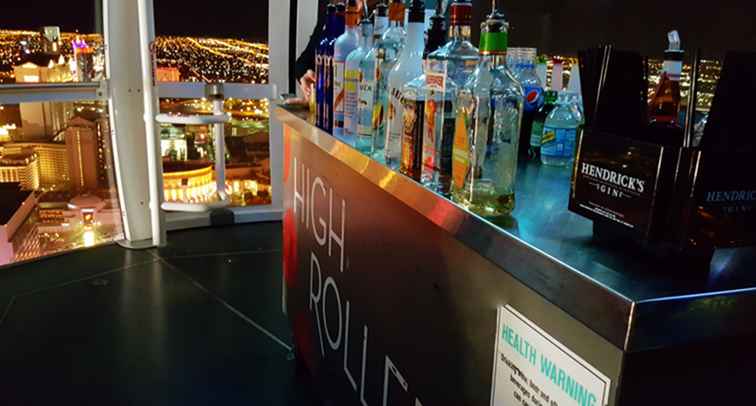 Hora de cócteles en el High Roller Happy Hour en Las Vegas / Nevada