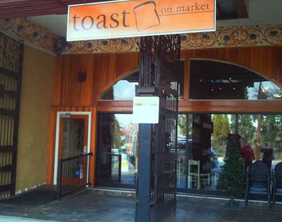 Toast auf dem Markt