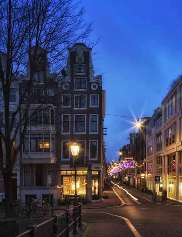 Top Amsterdam shoppingområden / nederländerna