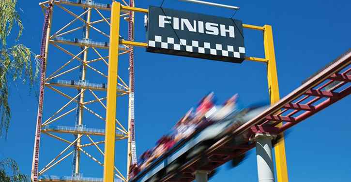 Top Thrill Dragster übertrifft das Thrill-O-Meter