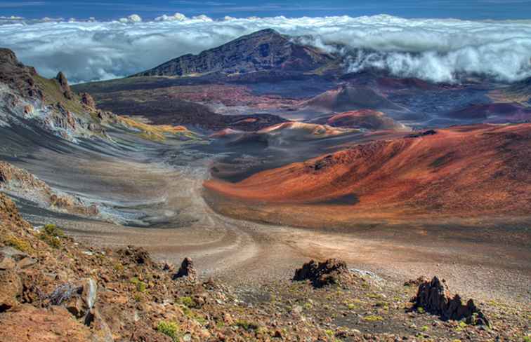 Besök Haleakala Volcano Crater på ön Maui / Hawaii