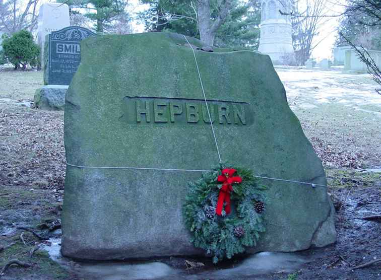 Visite el sitio grave de Katharine Hepburn / Connecticut
