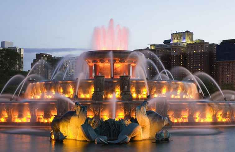 Bezoek One Of Chicago's grootste attracties Buckingham Fountain / Illinois