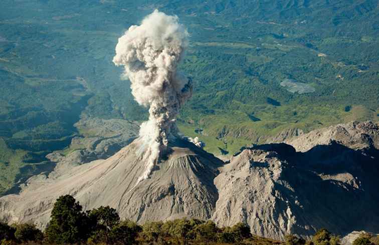Vulkaner och vandring i Guatemala / guatemala