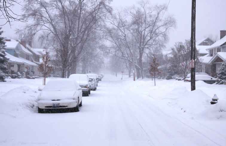¿Cuál es el promedio anual de nevadas en Cleveland? / Ohio
