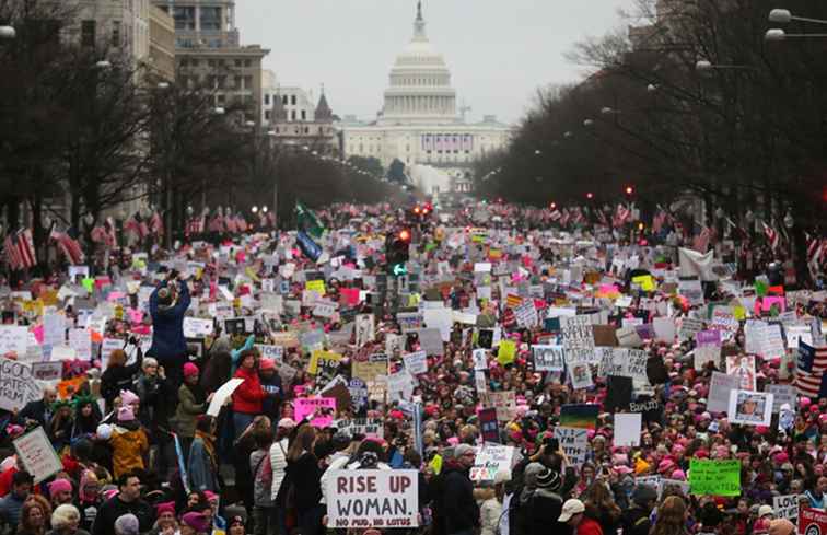 Der März der Frauen auf Washington am 21. Januar 2017 / Washington, D.C.