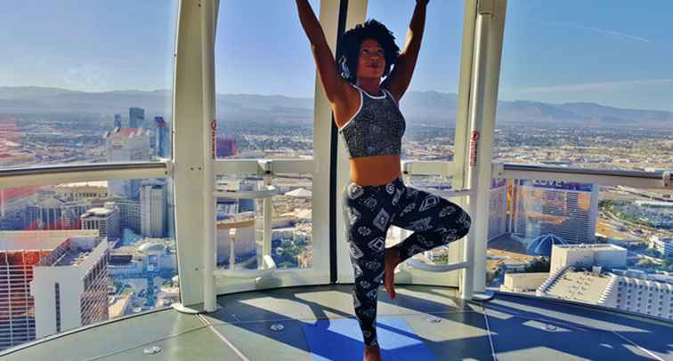 Yoga 550ft. En l'air à Las Vegas / Nevada