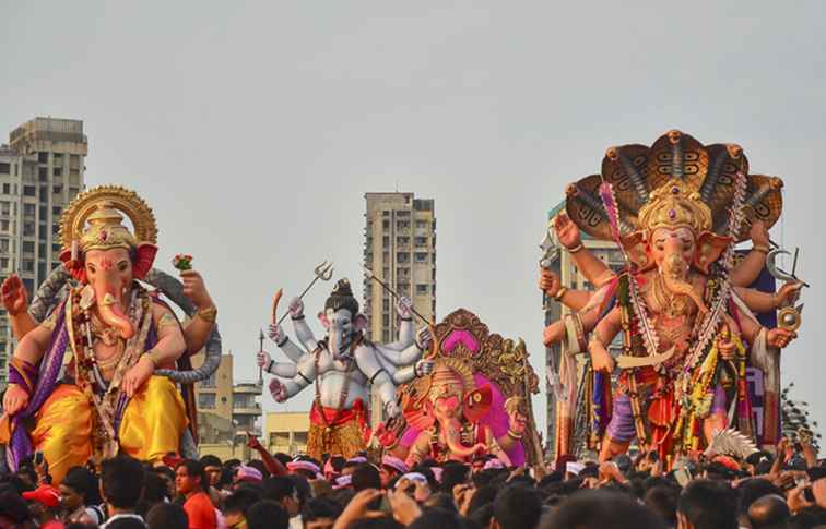 47 verbluffende foto's van India's iconische Ganesh-festival / 