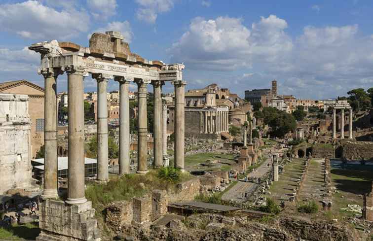 Een bezoek aan het Forum in Rome / Italië