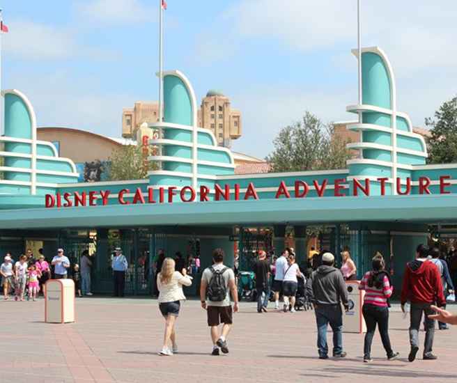 Buena Vista Straße bei Disney California Adventure / Kalifornien