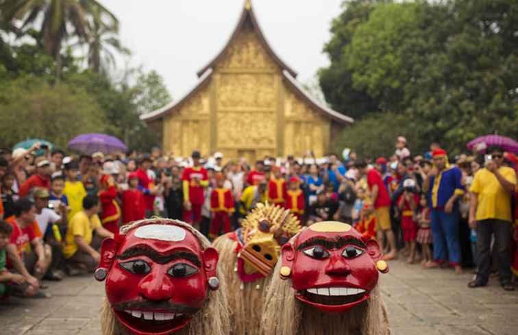 Bun Pi Mai - Festeggia il nuovo anno in Laos / Laos