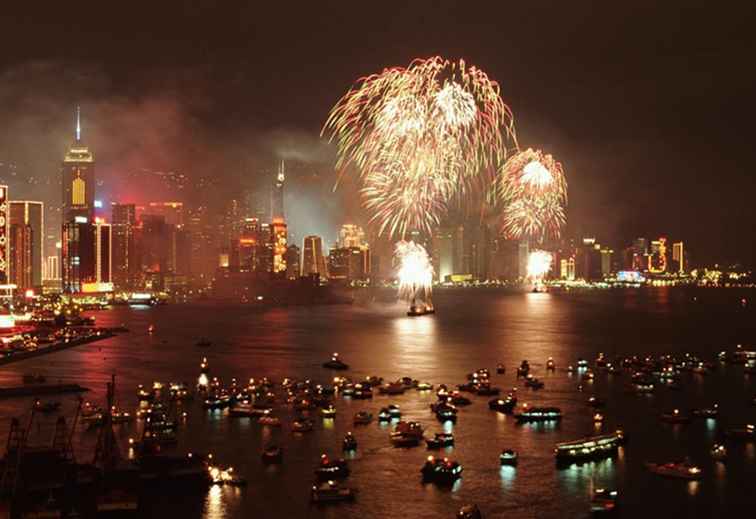 Chinees Nieuwjaar in Hong Kong / Hongkong