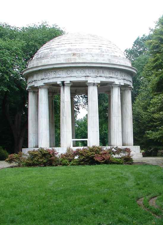 DC War Memorial Memorial de la Primera Guerra Mundial en Washington, D.C. / Washington DC.