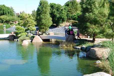 Jardin de l'amitié japonaise à Phoenix / Arizona