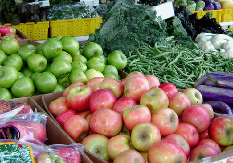 Phoenix Area Farmers Markets Zoek verse en lokale voedingsmiddelen / Arizona