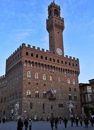 Piazza della Signoria in Florence, Italië / Italië