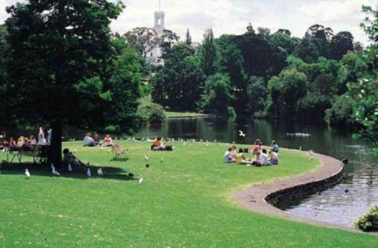 Königliche botanische Gärten Melbourne / Australien