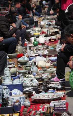 Winkelen in Beijing - Panjiayuan Flea (of "Dirt") Market / China